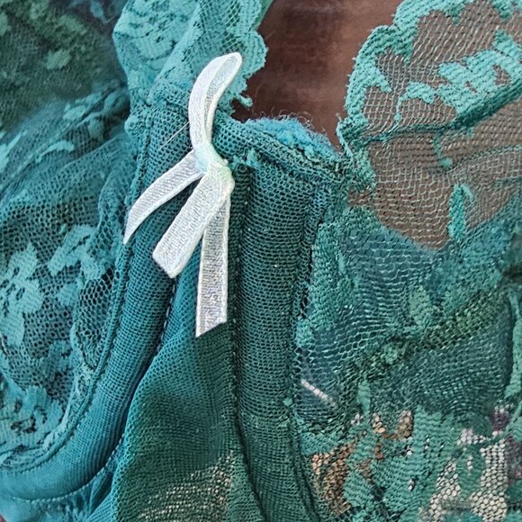 NWT Adore Me Emerald Green Lace and Underwire Bra size 44DD - Picture 9 of 11